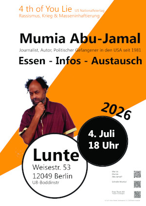 Plakat zur Veranstaltung in der Lunte am 04.07.2026