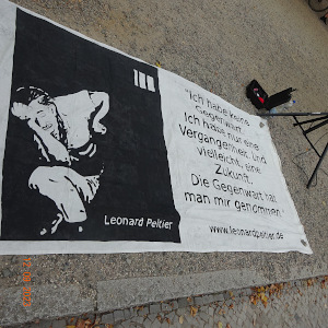 Kundegebung Berlin Leonard Peltier vom 12.09.2023